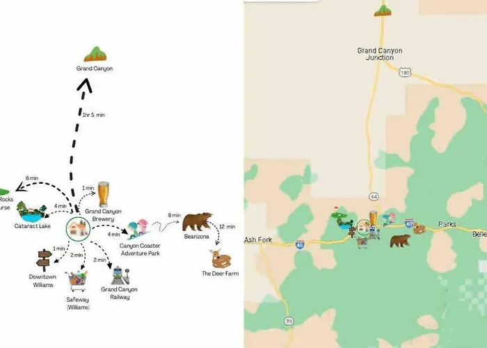 Walk To Gc Train Depot And Route 66, King Beds, Game Room, Bbq, Firepit * Williams
